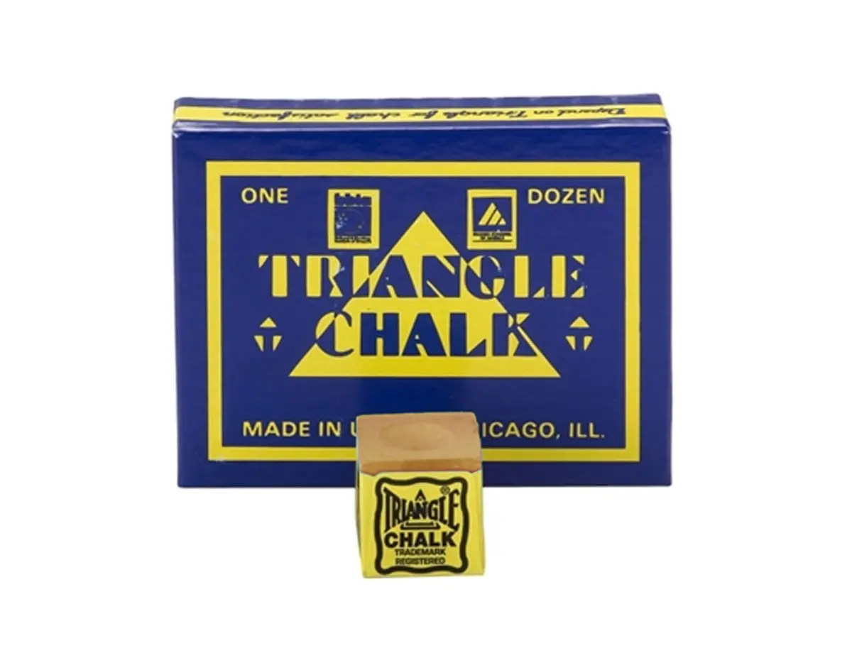 Cuestix Triangle Chalk (Box of 12) - Gold | High-Quality Gymnastics Chalk for Critical Shots - main product image