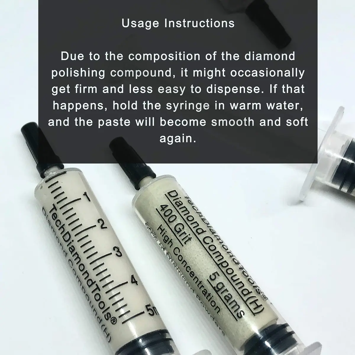 TechDiamondTools Diamond Lapping Paste Polishing Compound 5g (0.176 oz) | 800 Grit, 12-25 Micron, USA Made - view 9