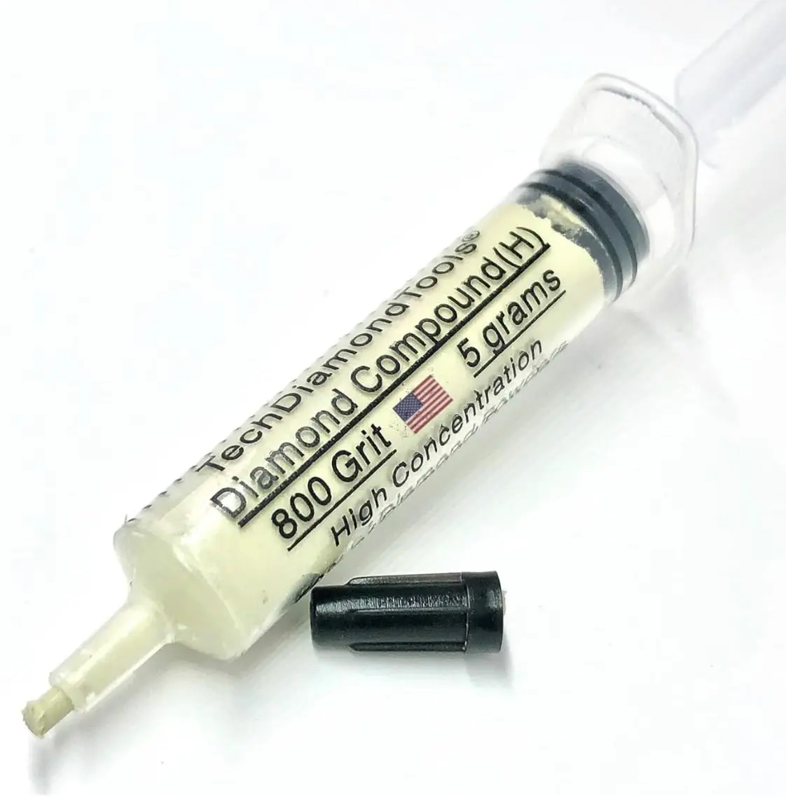 TechDiamondTools Diamond Lapping Paste Polishing Compound 5g (0.176 oz) | 800 Grit, 12-25 Micron, USA Made - view 2