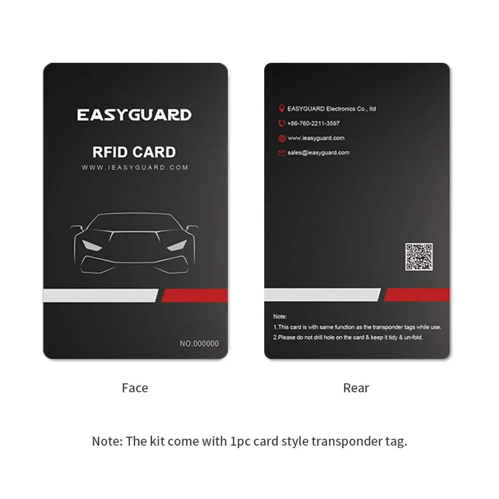 EASYGUARD EC004 Push Button Start Kit with RFID Keyless Go for DC12V Petrol Cars | Upgrade from Key Ignition - view 8