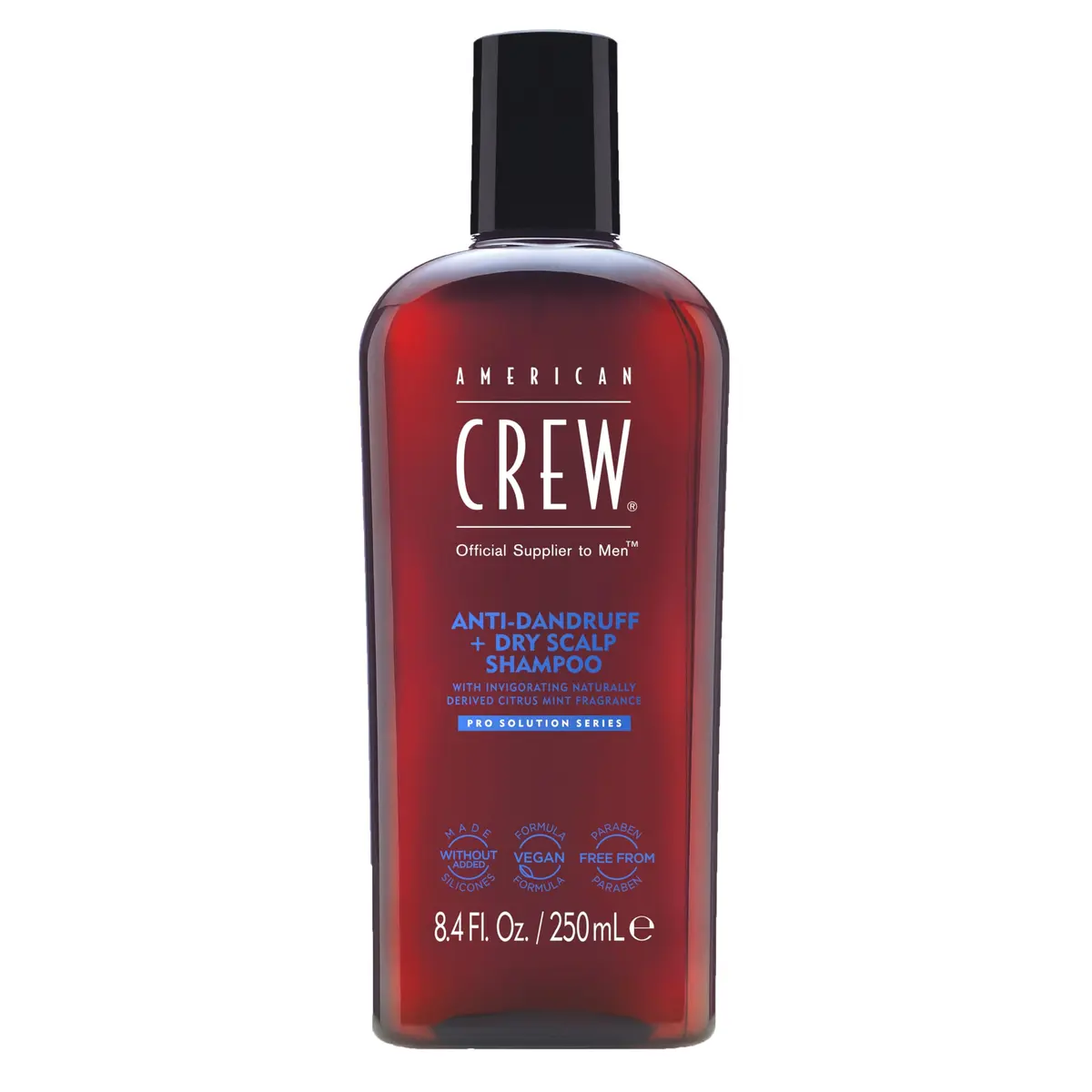 American Crew Anti-Dandruff Shampoo for Men 250ml (8.45 Fl Oz) | Cleanses Scalp & Controls Flakes - main product image