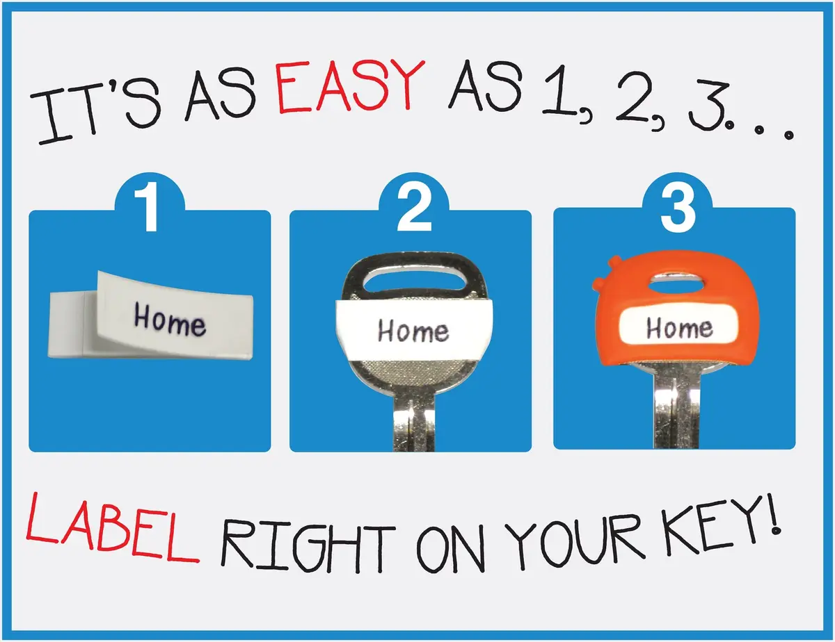 LABEL-LABEL-KEY-CAPS Stretchy Key Cap Covers 8 Pack Multicolor | Soft, Good Grip for Most Keys - view 9