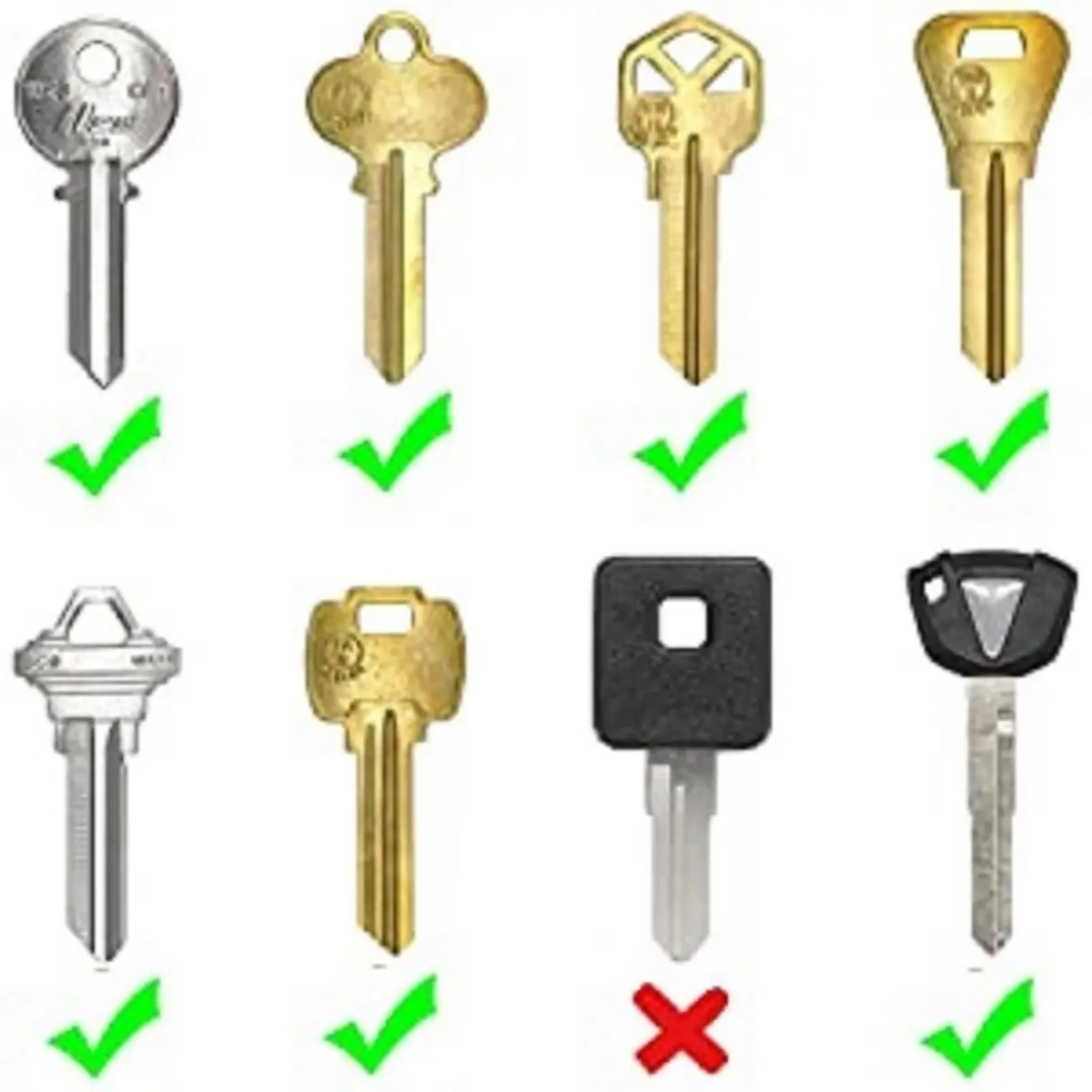LABEL-LABEL-KEY-CAPS Stretchy Key Cap Covers 8 Pack Multicolor | Soft, Good Grip for Most Keys - view 3