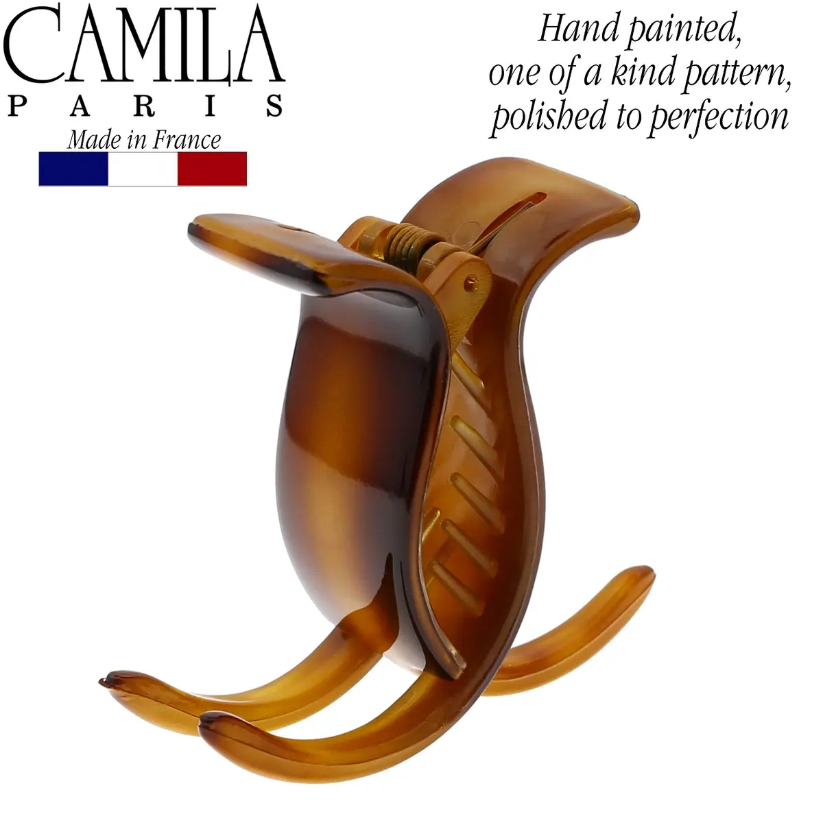 Camila Paris NV05 French Hair Clip for Women, Coffee 2 inch | Strong Hold No Slip Grip - view 5