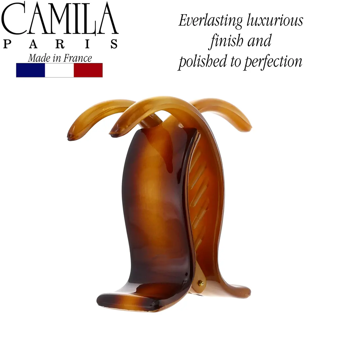 Camila Paris NV05 French Hair Clip for Women, Coffee 2 inch | Strong Hold No Slip Grip - view 2