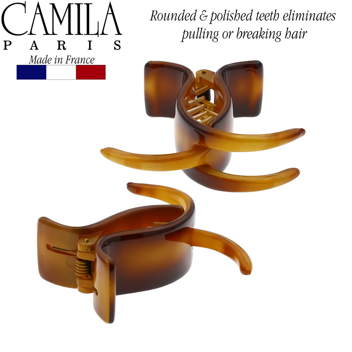 Camila Paris NV05 French Hair Clip for Women, Coffee 2 inch | Strong Hold No Slip Grip - view 4