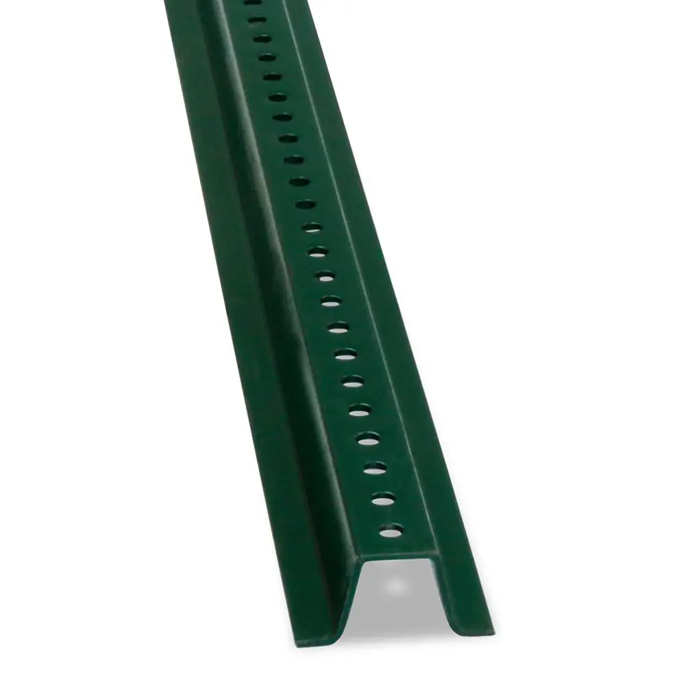 SmartSign Heavy Weight U-Channel Sign Post 2.44 m (8') Green | USA-Sourced for Durability - main product image