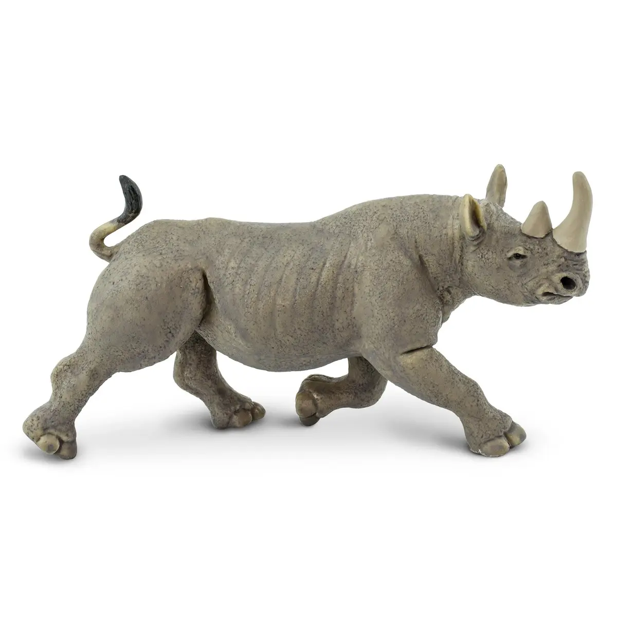 Safari Ltd. Black Rhino Toy - 5.75 Inch Realistic Wildlife Figure for Kids | Hand Painted, BPA Free - main product image