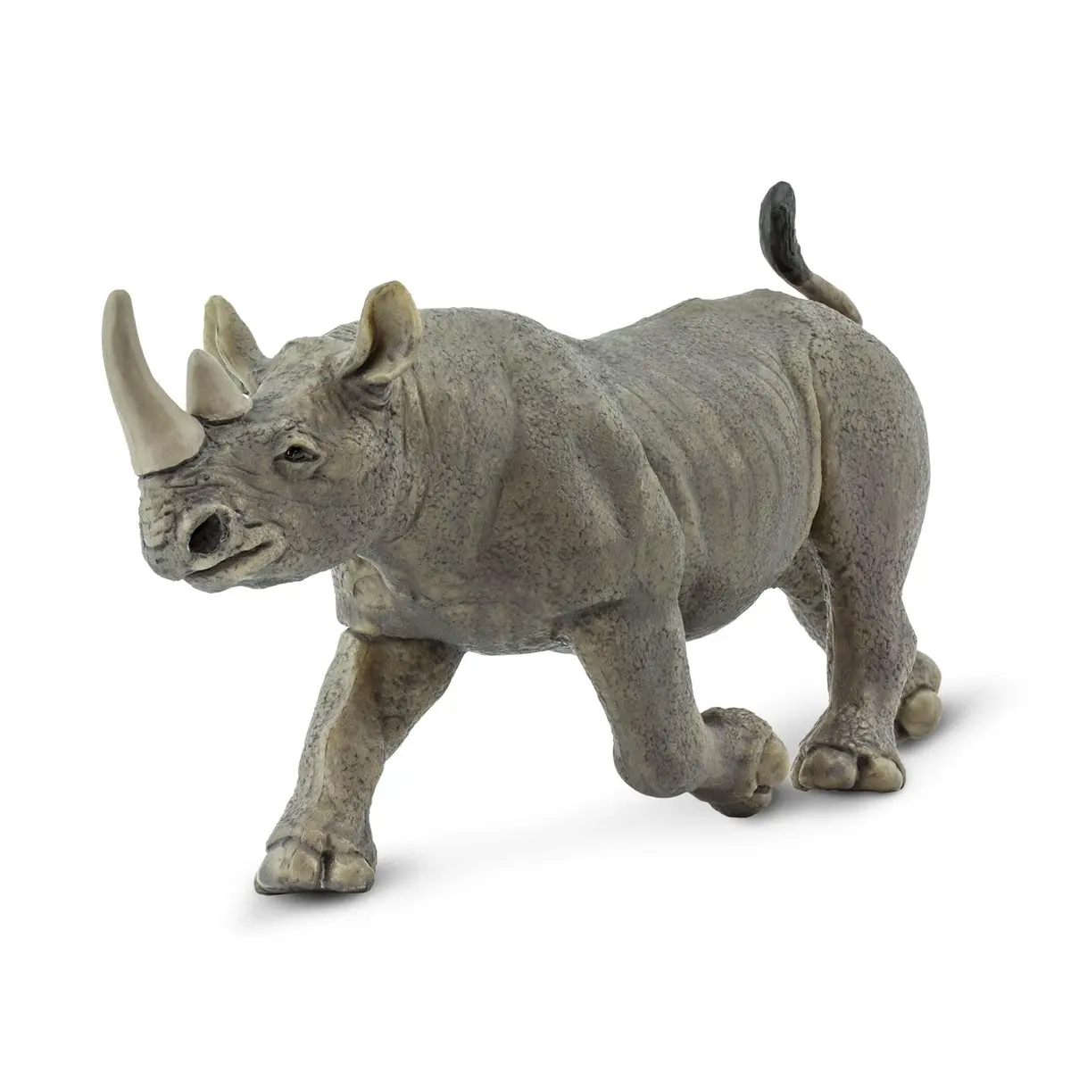 Safari Ltd. Black Rhino Toy - 5.75 Inch Realistic Wildlife Figure for Kids | Hand Painted, BPA Free - view 2