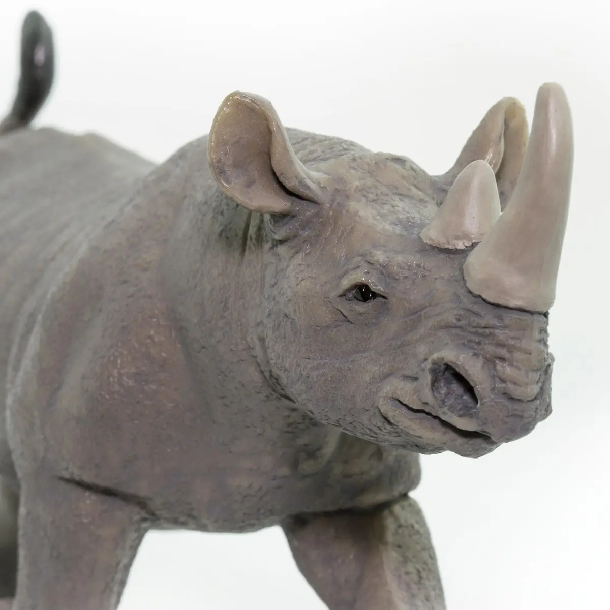 Safari Ltd. Black Rhino Toy - 5.75 Inch Realistic Wildlife Figure for Kids | Hand Painted, BPA Free - view 4