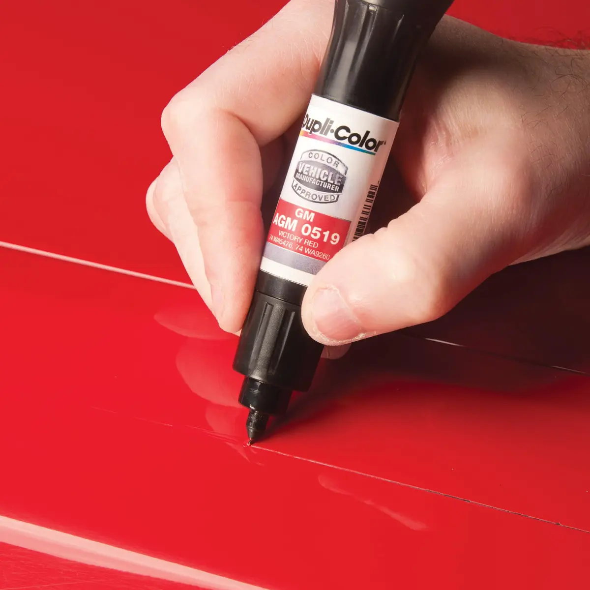 Dupli-Color Scratch Fix All-in-1, Gloss, Cardinal Red | Exact-Match Automotive Touch-Up Paint (0.5 fl oz) - view 5