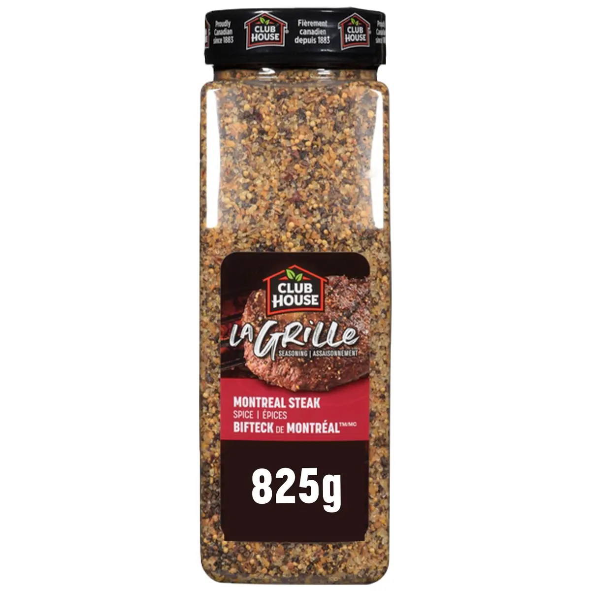 Club House La Grille Montreal Steak Spice, 825g | Authentic Canadian Meat Seasoning for Grilling - main product image