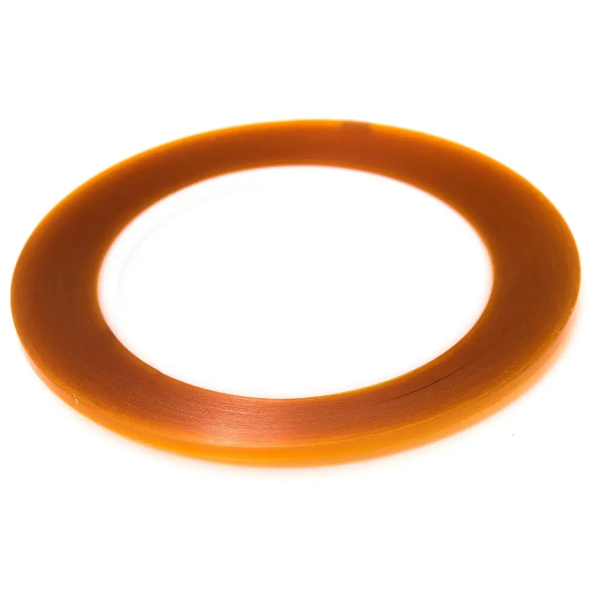 Bertech Double-Sided Polyimide Tape Amber 0.125 in (3.18 mm) Width, 36 yd (32.92 m) Length | High-Temp Resistant for Electronics & Industrial Use - main product image