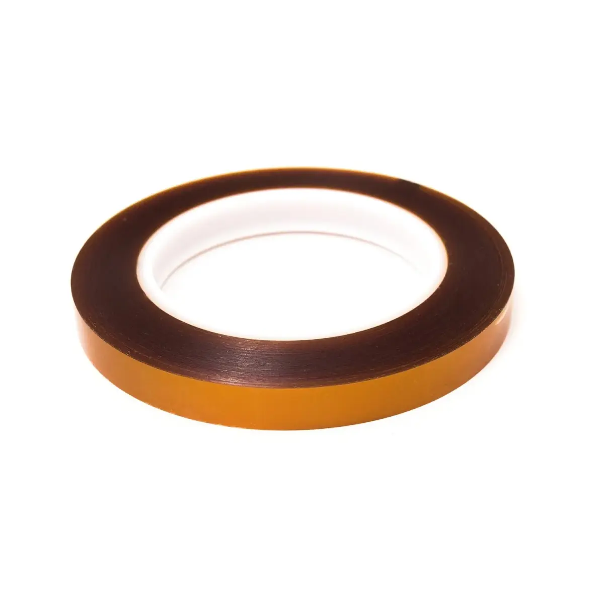 Bertech Double-Sided Polyimide Tape Amber 0.25 Inches (6.35mm) | High-Temp Adhesive for Electronics & 3D Printing - main product image