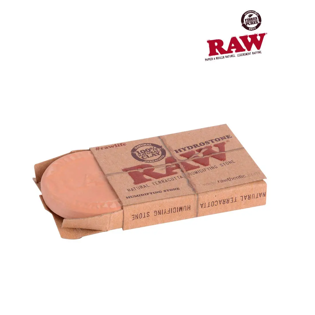 RAW Natural Terracotta Humidifying Stone | Reusable Tobacco Humidifier - view 2