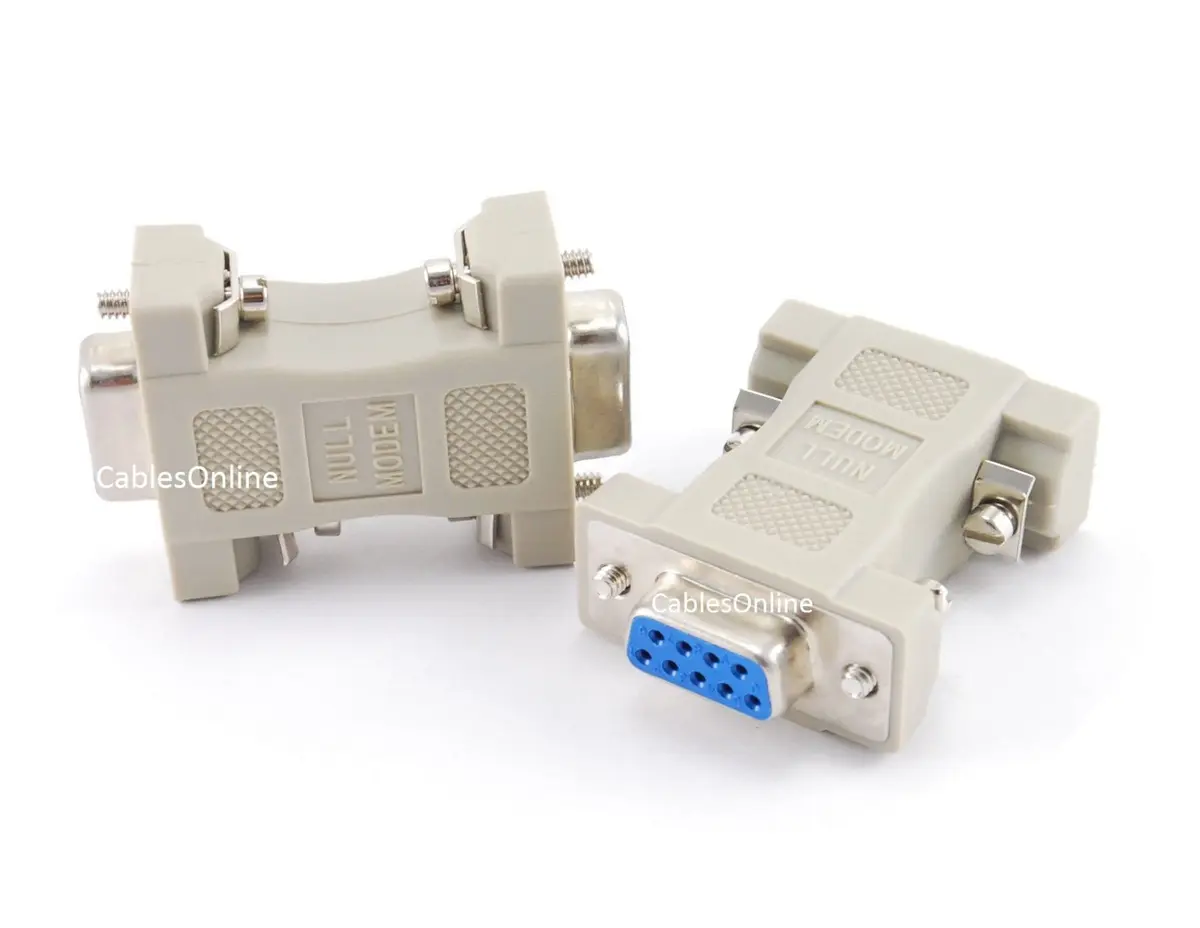 CablesOnline DB9 Serial Null Modem Female to Female Adapter (2-Pack) | Connect Two Computers Directly - view 2