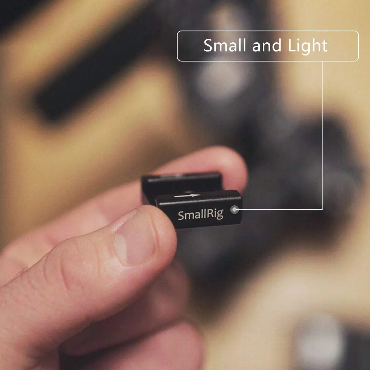 SMALLRIG Cold Shoe Mount Adapter with 1/4" Thread - 1241 | Mounts Lights, Microphones, and Accessories - view 8