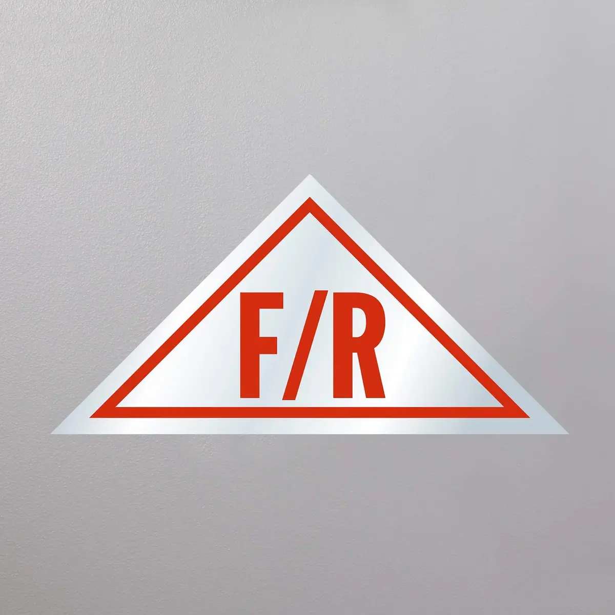 SmartSign K-4390-EG-06x12-TRI Floor & Roof Truss Sign | 6" x 12" Aluminum Reflective Sign - view 3
