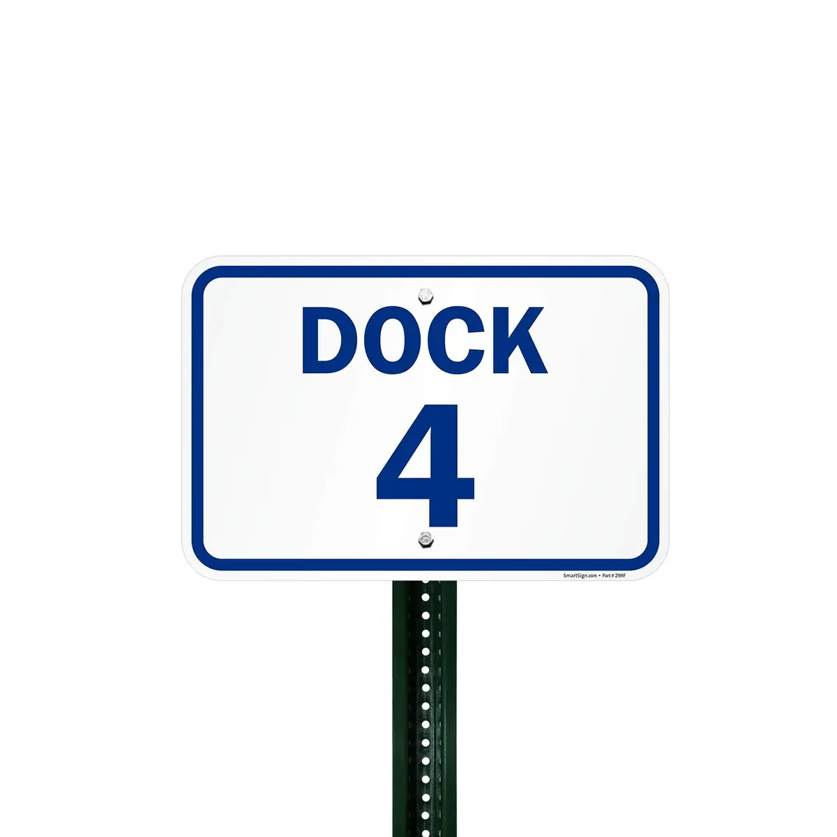 SmartSign Dock 4 Metal Sign 12 x 18 inch (30.5 x 45.7 cm) | Rustproof Aluminum with Lamination - view 2