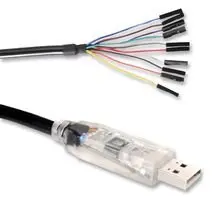 FTDI C232HM-DDHSL-0 USB MPSSE Cable Assembly 0.5m (1.64 ft) | 3.3V, 250mA Output, 24AWG - main product image