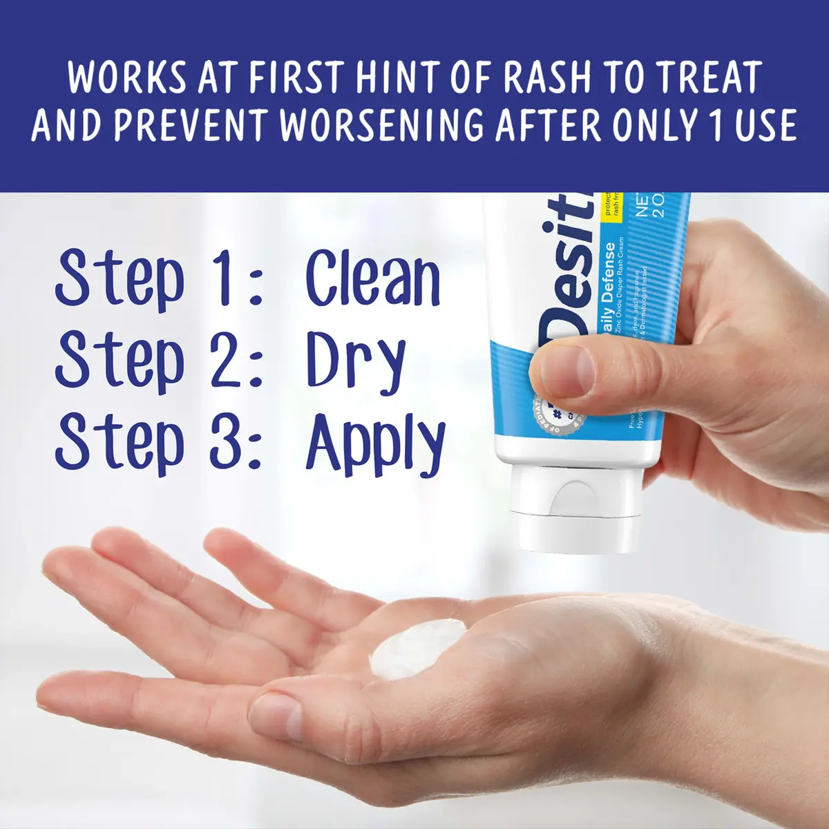 Desitin Zinc Oxide 2 oz | Diaper Rash Cream for Babies & Kids, Hypoallergenic, Pediatrician Tested - view 5