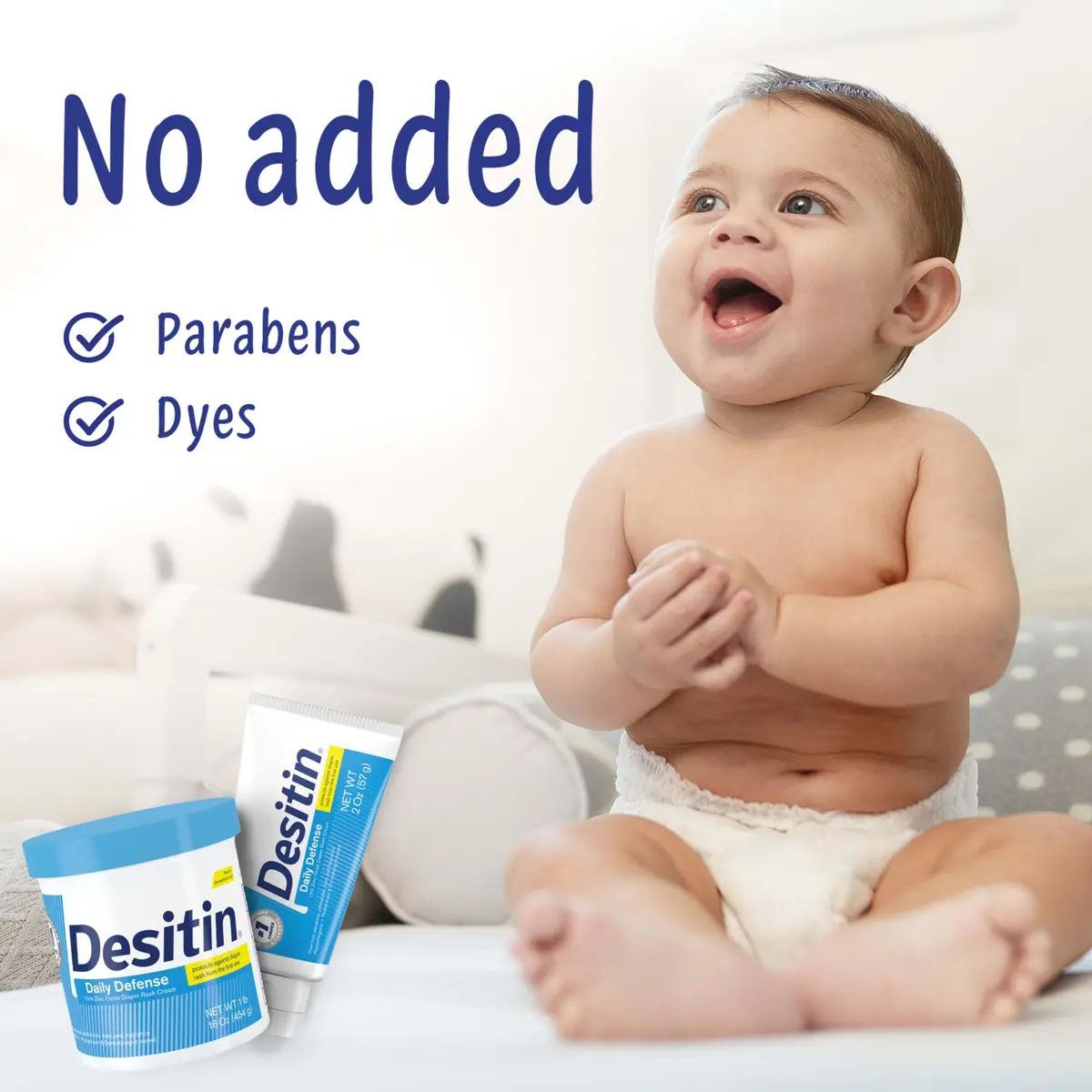 Desitin Zinc Oxide 2 oz | Diaper Rash Cream for Babies & Kids, Hypoallergenic, Pediatrician Tested - view 6
