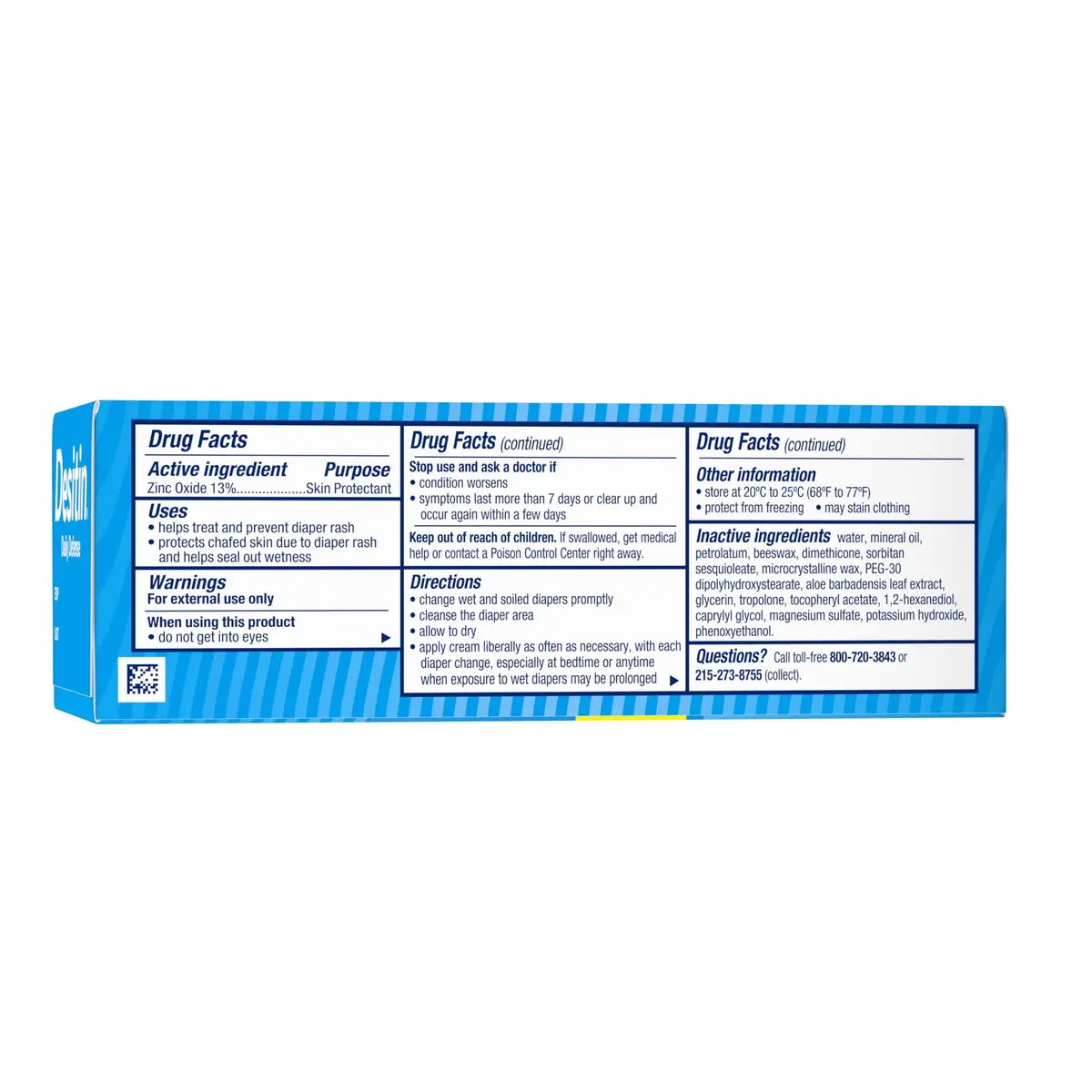 Desitin Zinc Oxide 2 oz | Diaper Rash Cream for Babies & Kids, Hypoallergenic, Pediatrician Tested - view 9
