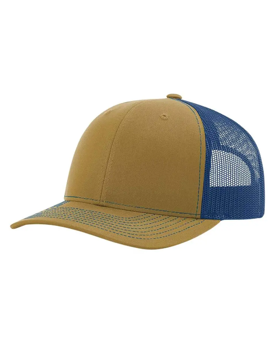 R RICHARDSON Trucker Cap White | Adjustable Mesh Baseball Hat for Men - view 2