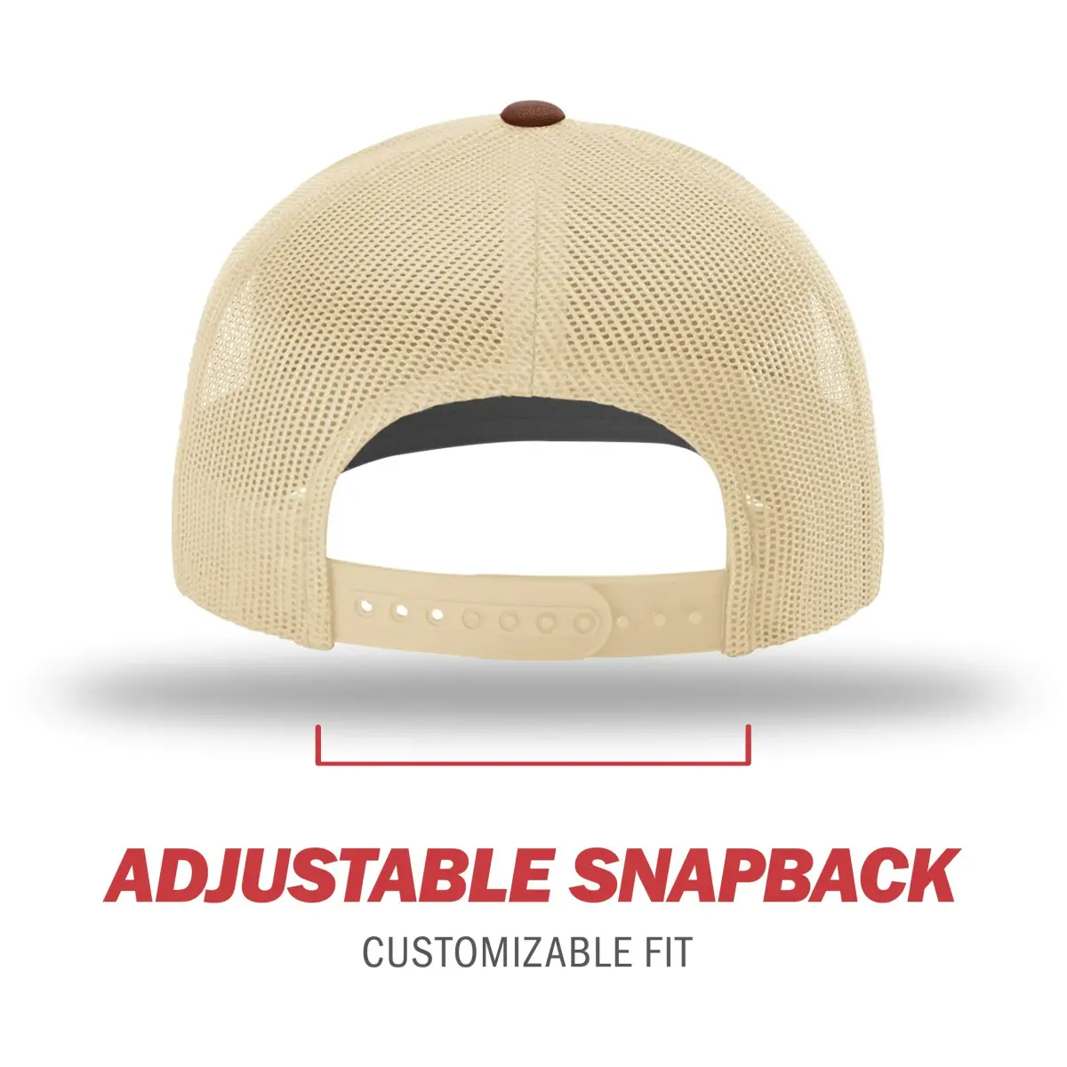Richardson Unisex 112 Trucker Cap - Split Brown/Khaki, One Size - view 4