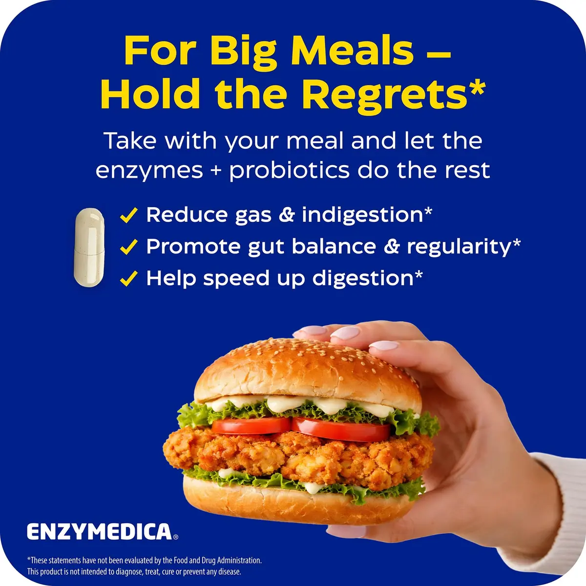 Enzymedica Digest Gold + Probiotics 45 Capsules | Supports Gas & Bloating, Digestive Health - view 4
