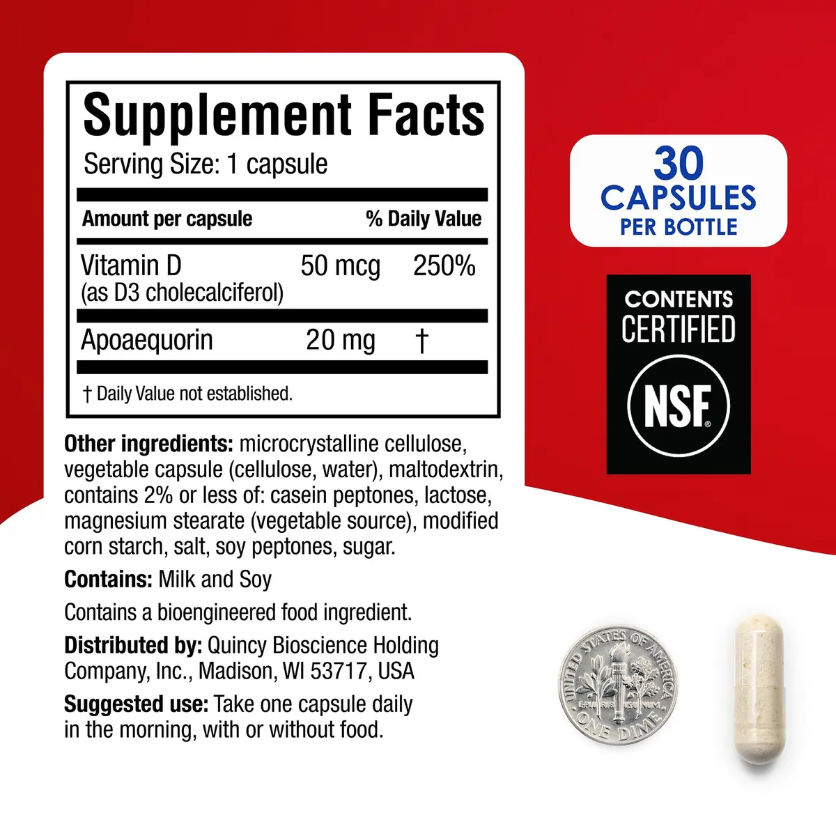 Prevagen Extra Strength with 7-Day Pill Minder, 30 Capsules, 3-Pack | Supports Brain Health & Memory - view 3