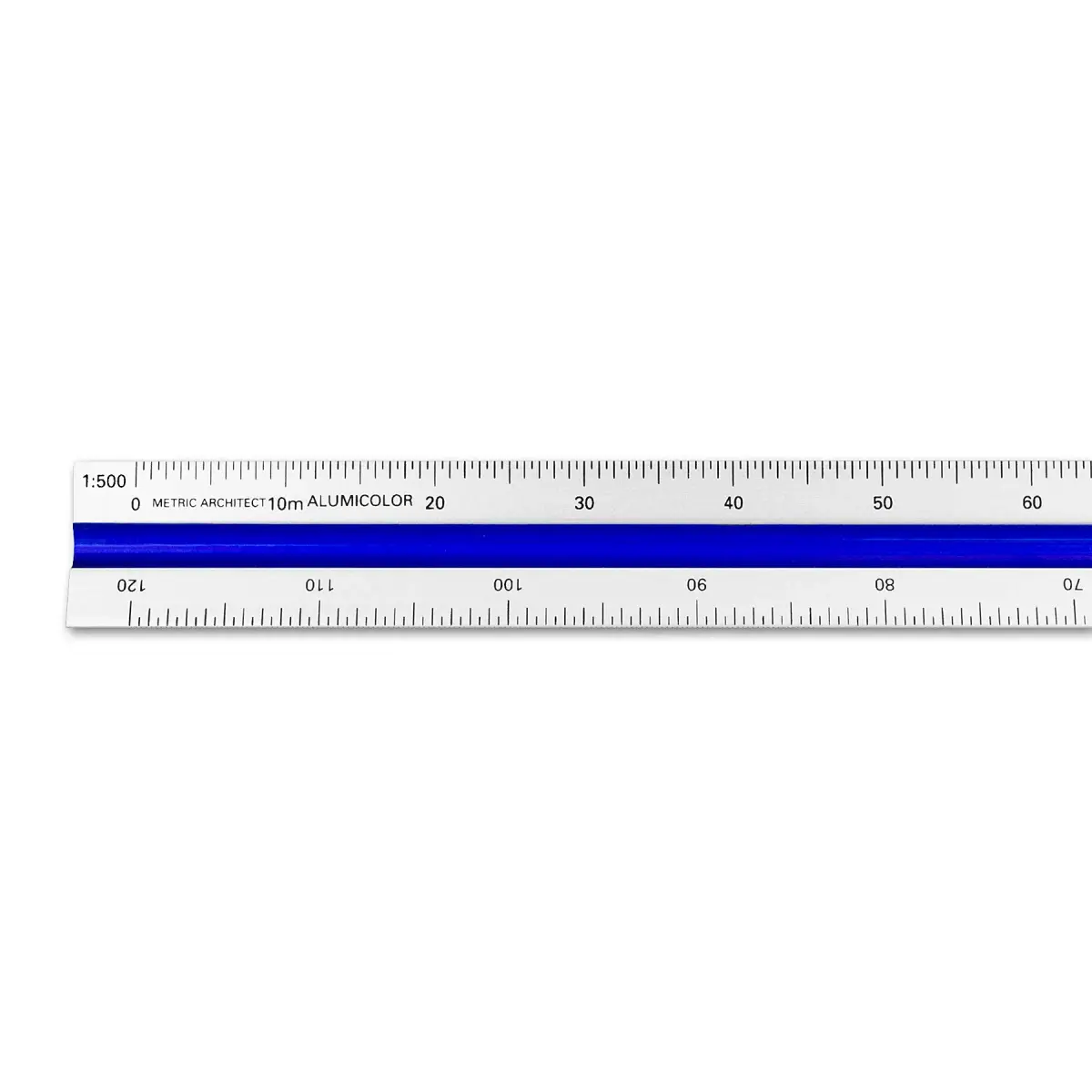 Alumicolor 3451-1 Aluminum Architect Metric Drafting Scale 30cm (11.81 inches) | Professional Architectural Tool - view 2