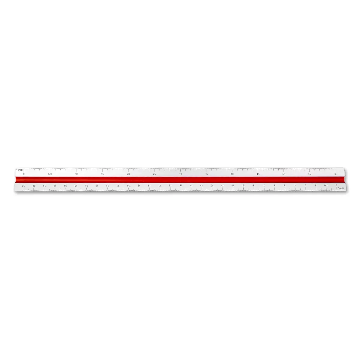 Alumicolor 3451-1 Aluminum Architect Metric Drafting Scale 30cm (11.81 inches) | Professional Architectural Tool - view 3