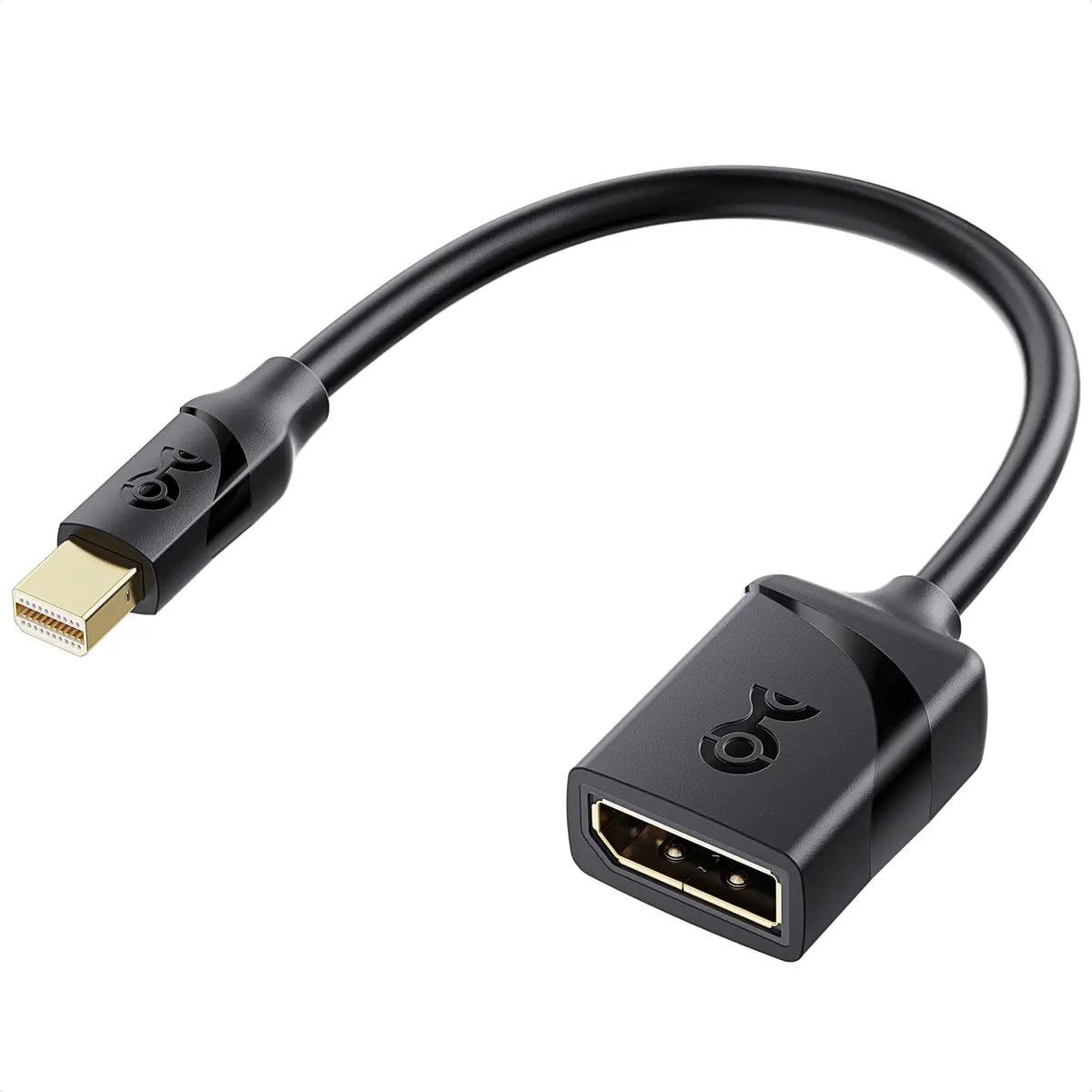 Cable Matters 8K Mini DisplayPort to DisplayPort 1.4 Adapter | 7680x4320 @ 60Hz, Thunderbolt 2 Compatible - main product image
