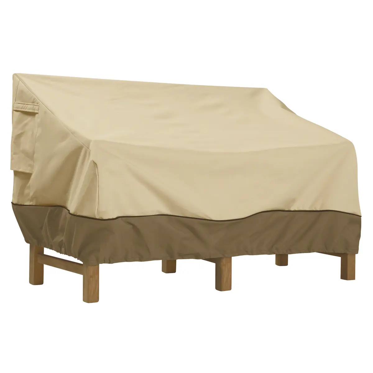 Classic Accessories Veranda Water-Resistant 104 Inch Patio Sofa/Loveseat Cover | Durable UV & Water-Resistant Fabric - main product image