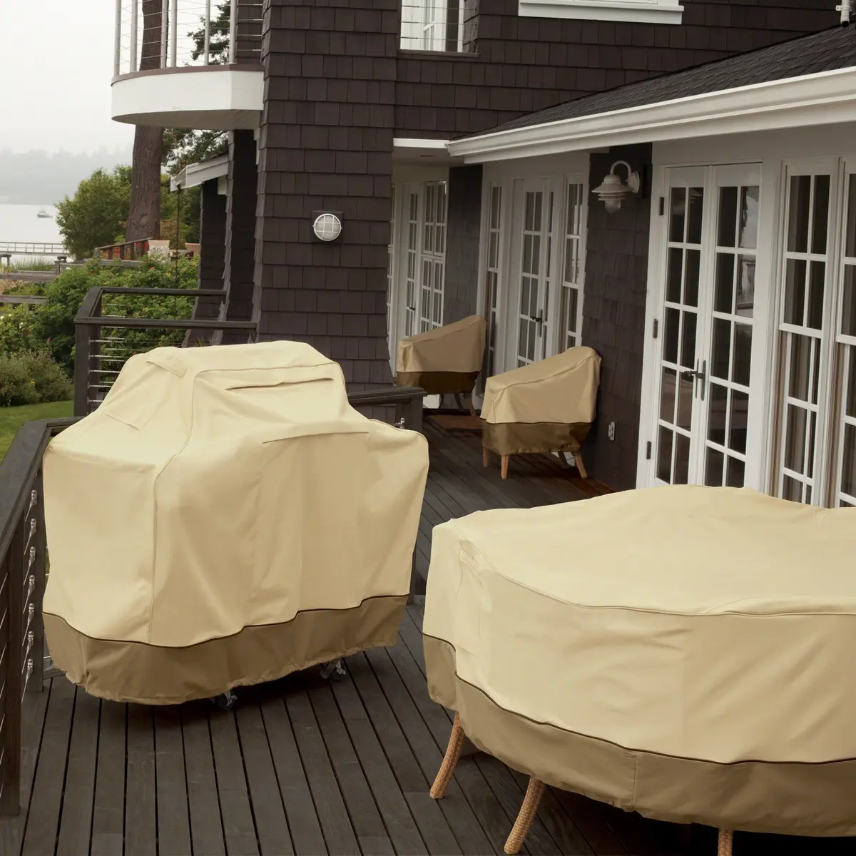 Classic Accessories Veranda Water-Resistant 104 Inch Patio Sofa/Loveseat Cover | Durable UV & Water-Resistant Fabric - view 8