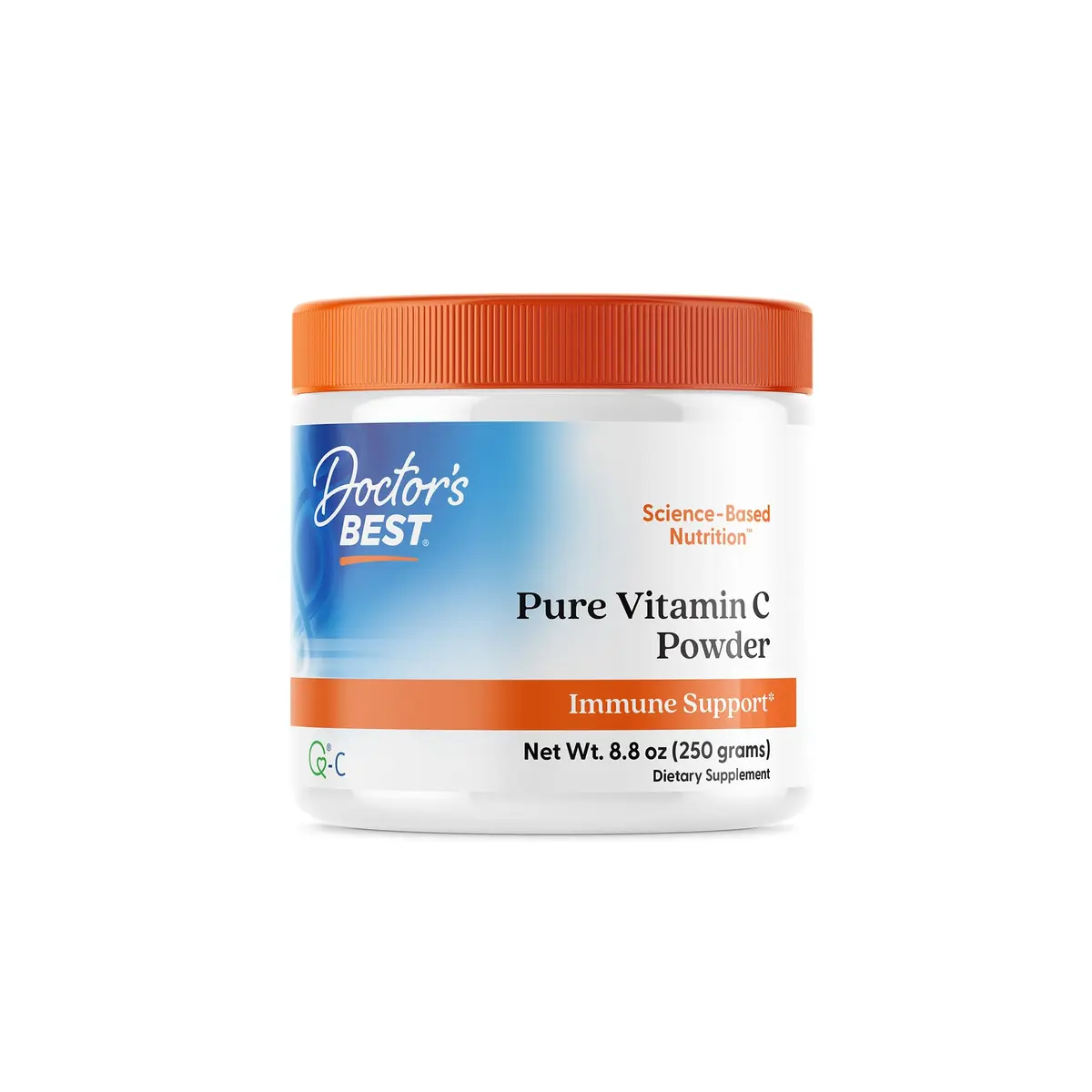 Doctor's BEST Vitamin C Powder (8.8 oz) | Non-GMO, High Potency, Immune Support - main product image