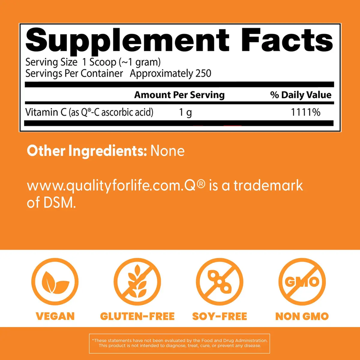 Doctor's BEST Vitamin C Powder (8.8 oz) | Non-GMO, High Potency, Immune Support - view 2