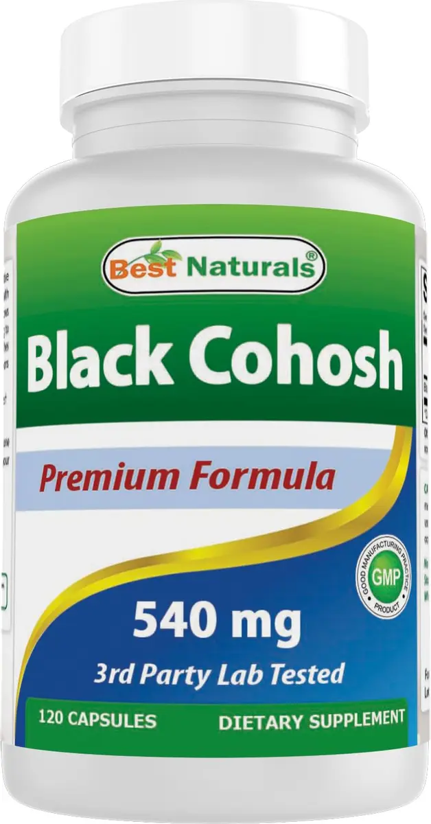 Best Naturals Black Cohosh 540 mg | Herbal Supplement for Menopause & Hormonal Balance - main product image