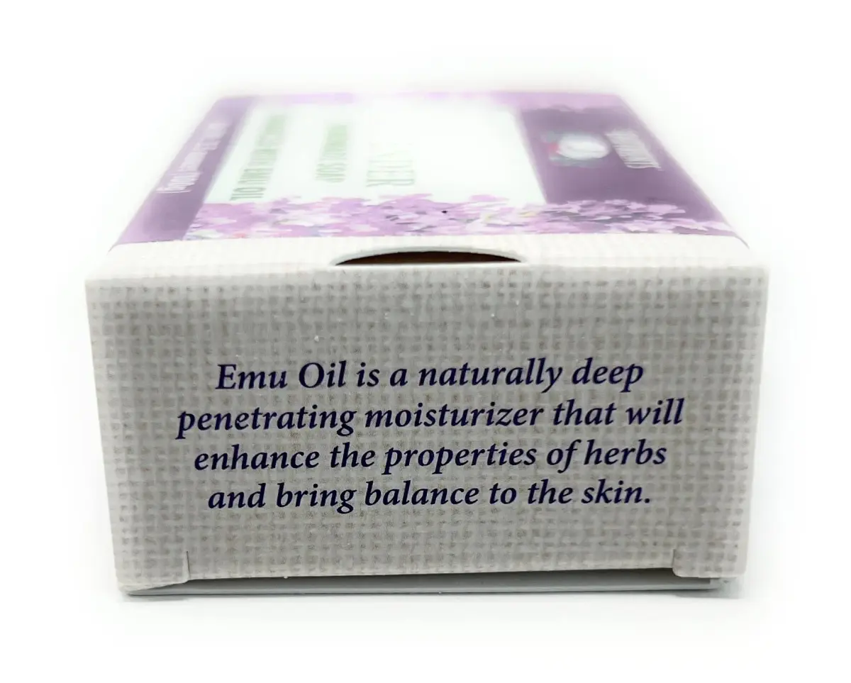 Montana Emu Ranch Lavender Handmade Soap 3.5 oz (99 g) | Natural Herbal Scent with Pure Emu Oil - view 3
