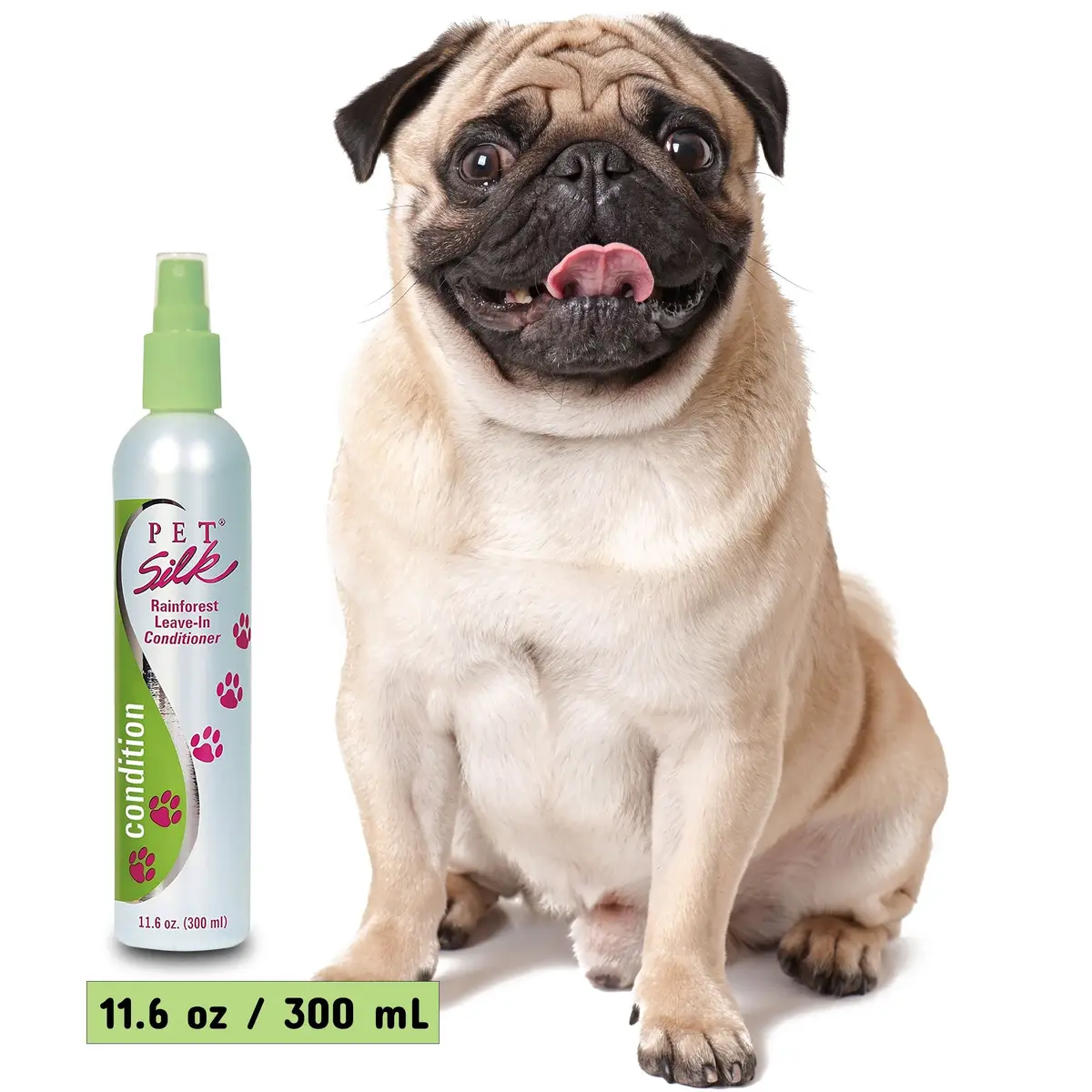 Pet Silk Rainforest Clean Scent Leave-in Conditioner 11.6oz | Long-Lasting Fragrance & Detangler for All Pets - view 7