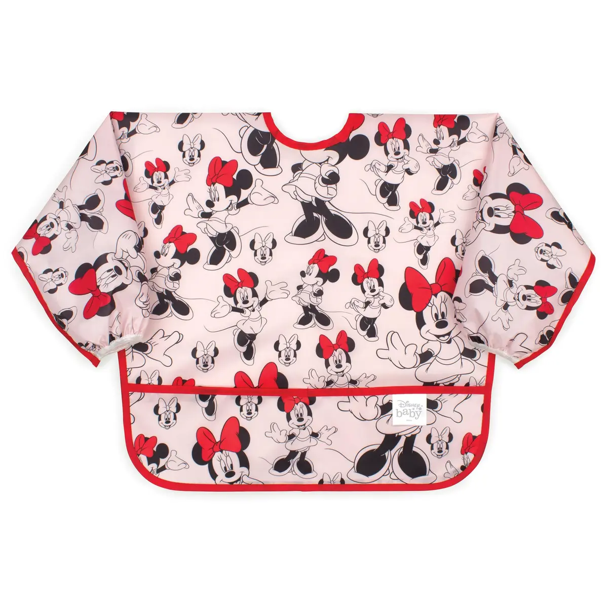Bumkins Sleeved Bib Mario & Luigi 6-24 Months | Waterproof Fabric Feeding Smock - main product image