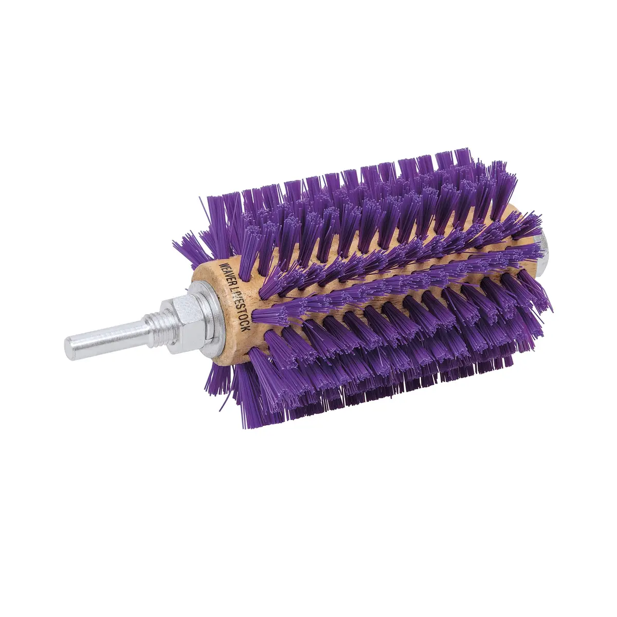 Weaver Livestock Mini Roto Brush for Livestock, Wool/Hair Stimulating and Grooming Brush for Goat Sheep Cattle, Use with Drill, Coat Deshedding Tool - main product image