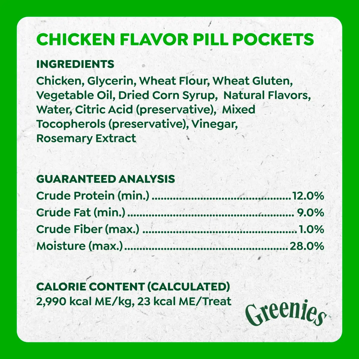 Greenies Pill Pockets Large Size Dog Treats, Chicken, 448 g (15.8 oz) | Vet-Recommended Pill Masking Treats - view 4