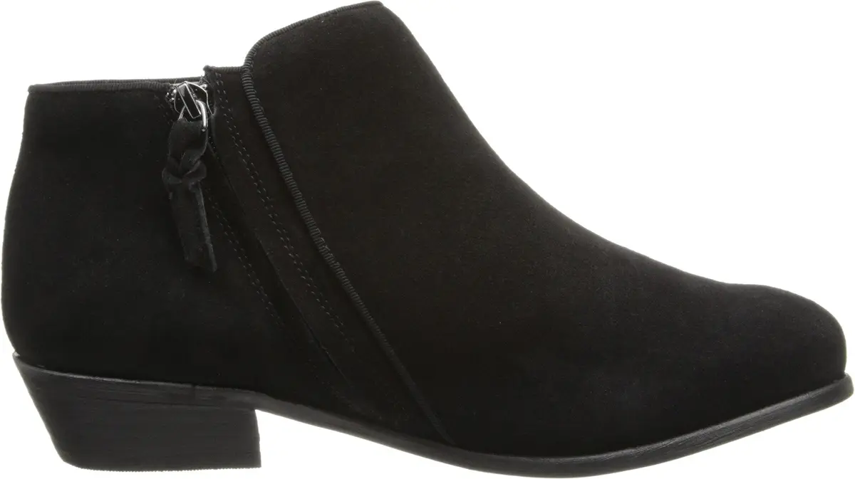 SoftWalk Rocklin Loafer Flat in Black Suede | Casual Comfort for Women - view 3