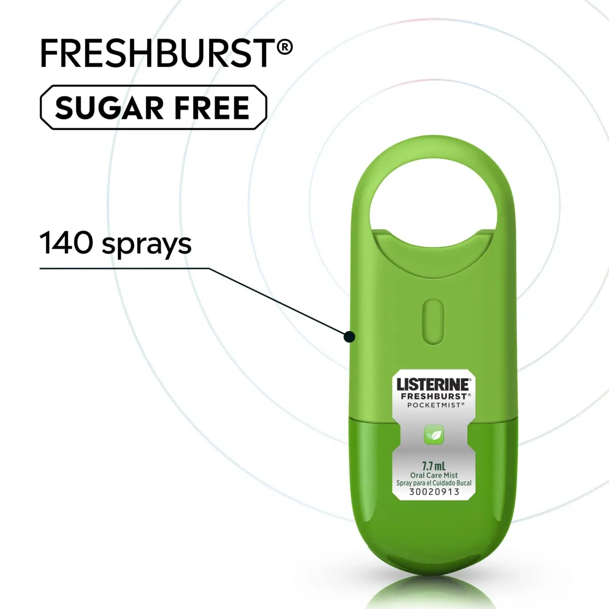 Listerine Freshburst Pocketmist Oral Care Mist 7.7mL (0.26 Fl Oz) | Kills 99% of Bad Breath Germs - view 2