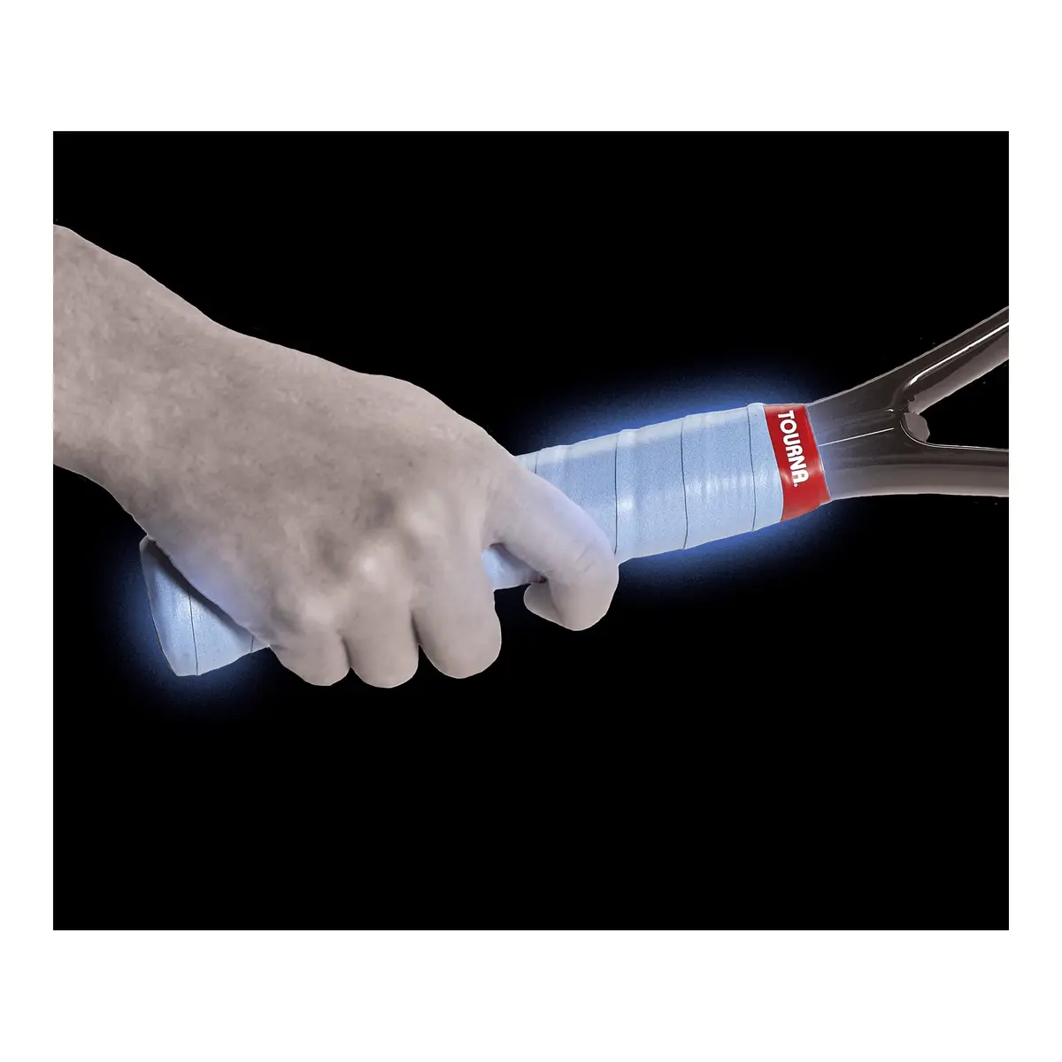 Tourna Mega Tac Extra Tacky Overgrip Blue 10 Pack | Long-Lasting Grip for Tennis, Pickleball, Badminton - view 5