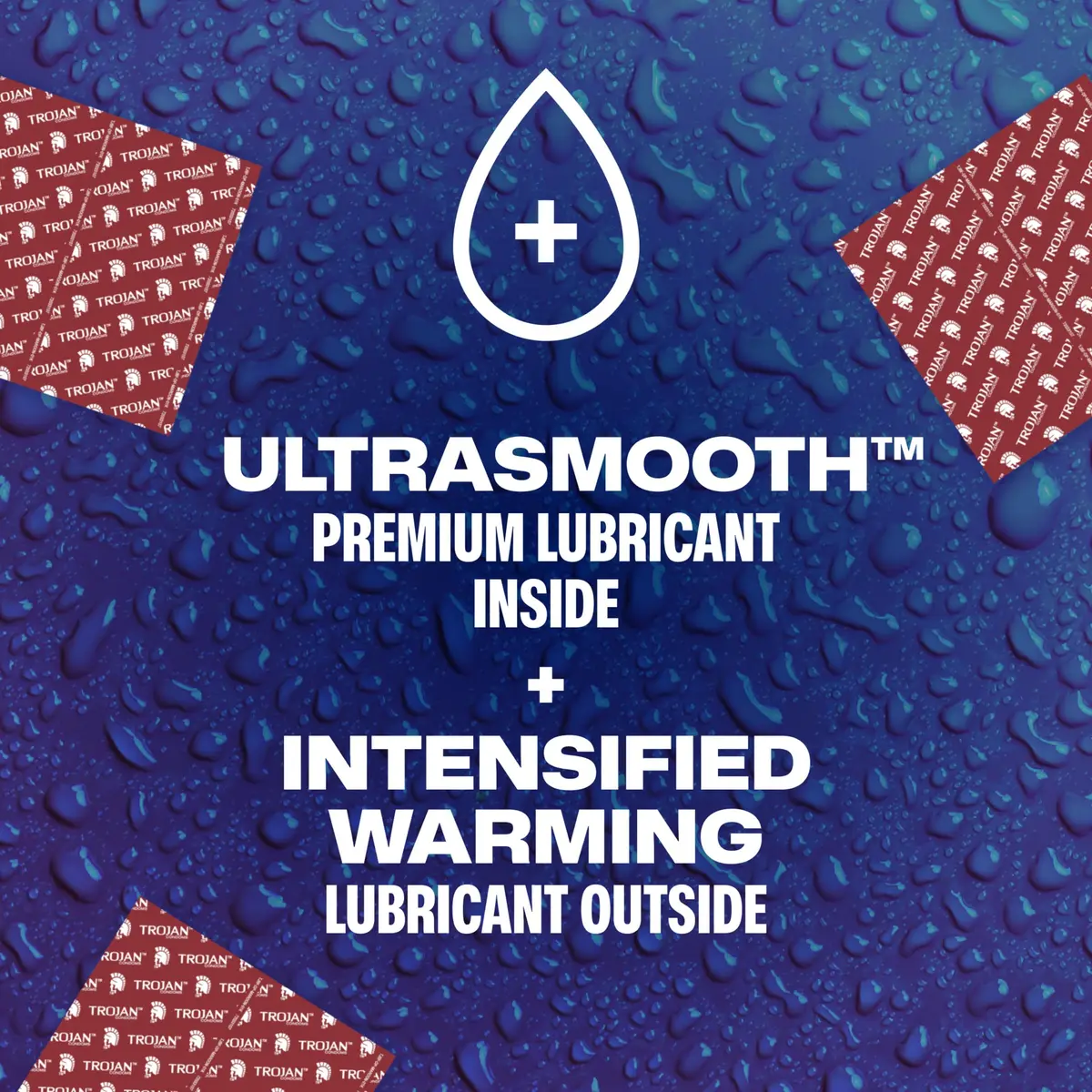 Trojan Ecstasy Heat Lubricated Latex Ribbed Condoms for Men, 10 Count | Warming Sensation for Heightened Pleasure - view 9
