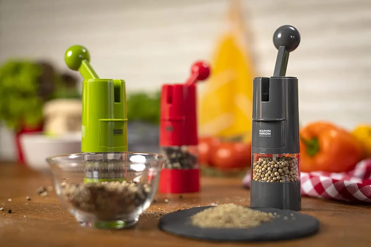 Kuhn Rikon High Performance Ratchet Grinder, Green | Swiss Design Salt & Pepper Mill (21.5cm) - view 7