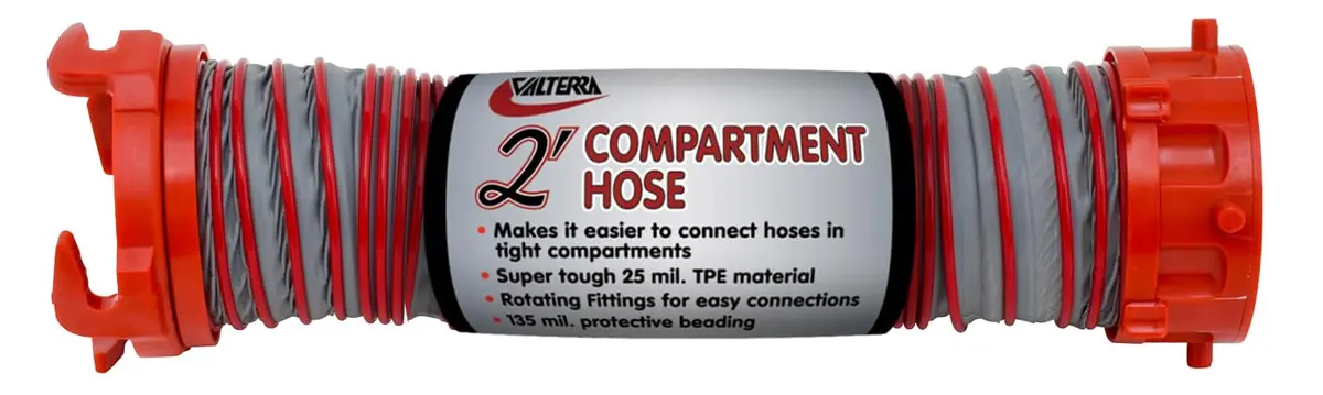 Valterra D04-0402 Viper Compartment Hose - 2' | UV Protected, Puncture Resistant, -20°F Flexibility - main product image